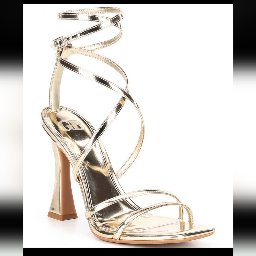 Gianni Bini Women's Gold Strappy Heels